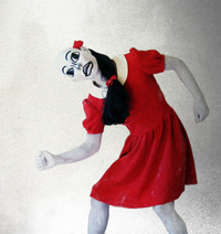 Visuel présentant le solo de danse butô "Je m'appelle Kéméko" Visuel "Je m'appelle Kéméko", solo de danse butô par Ippei Hosaka